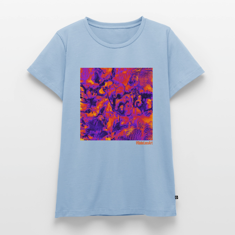 Frauen Premium T-Shirt "Vortex" - Hellblau