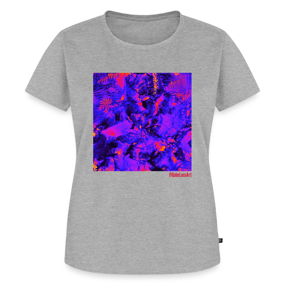 Frauen Premium T-Shirt "Tropica" - Grau meliert