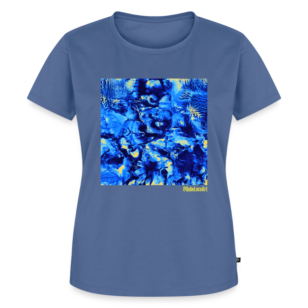 Frauen Premium T-Shirt "Nexus" - Taubenblau