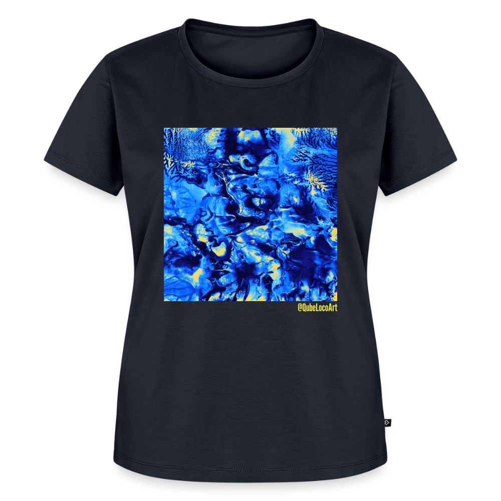 Frauen Premium T-Shirt "Nexus" - Navy