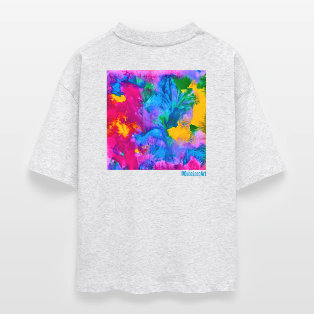 Stanley/Stella Frauen Boxy Bio-T-Shirt  | Design No. 4 - Weiß meliert