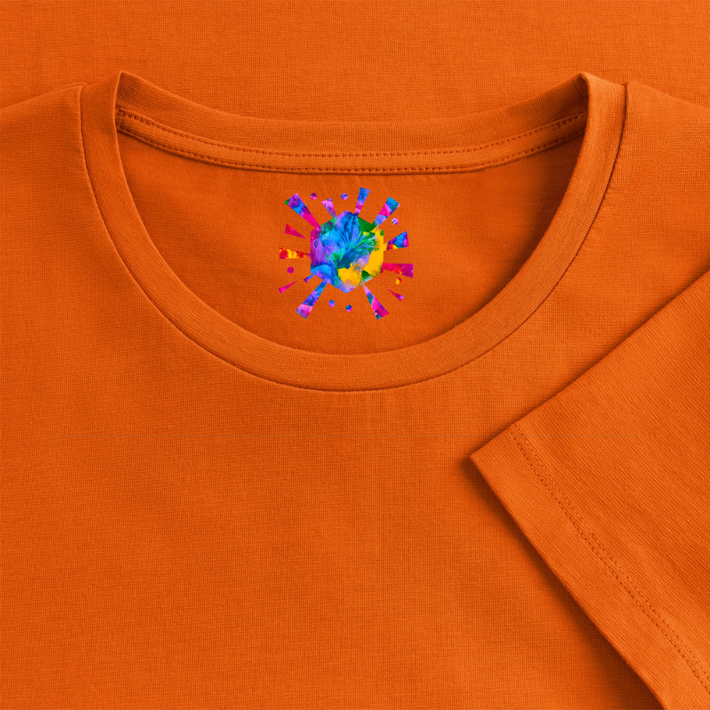 Frauen Premium T-Shirt "Prisma" - Orange 
