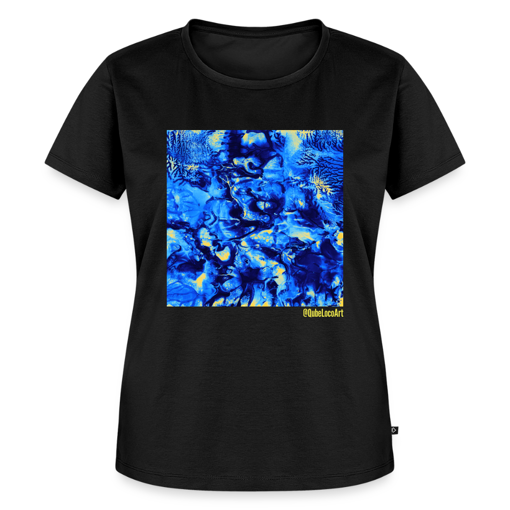 Frauen Premium T-Shirt "Nexus" - Schwarz