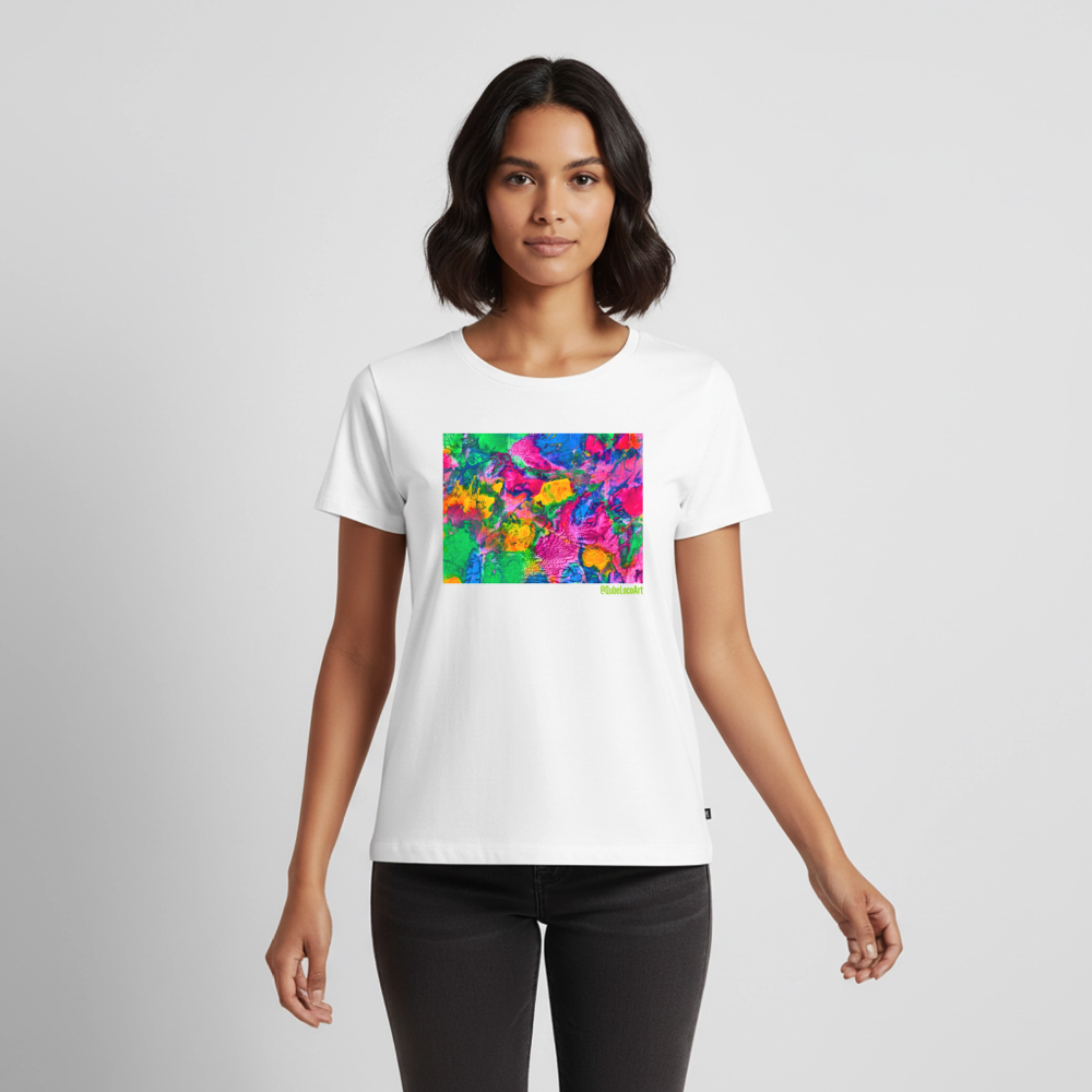 Frauen Premium T-Shirt "Chroma" - Weiß