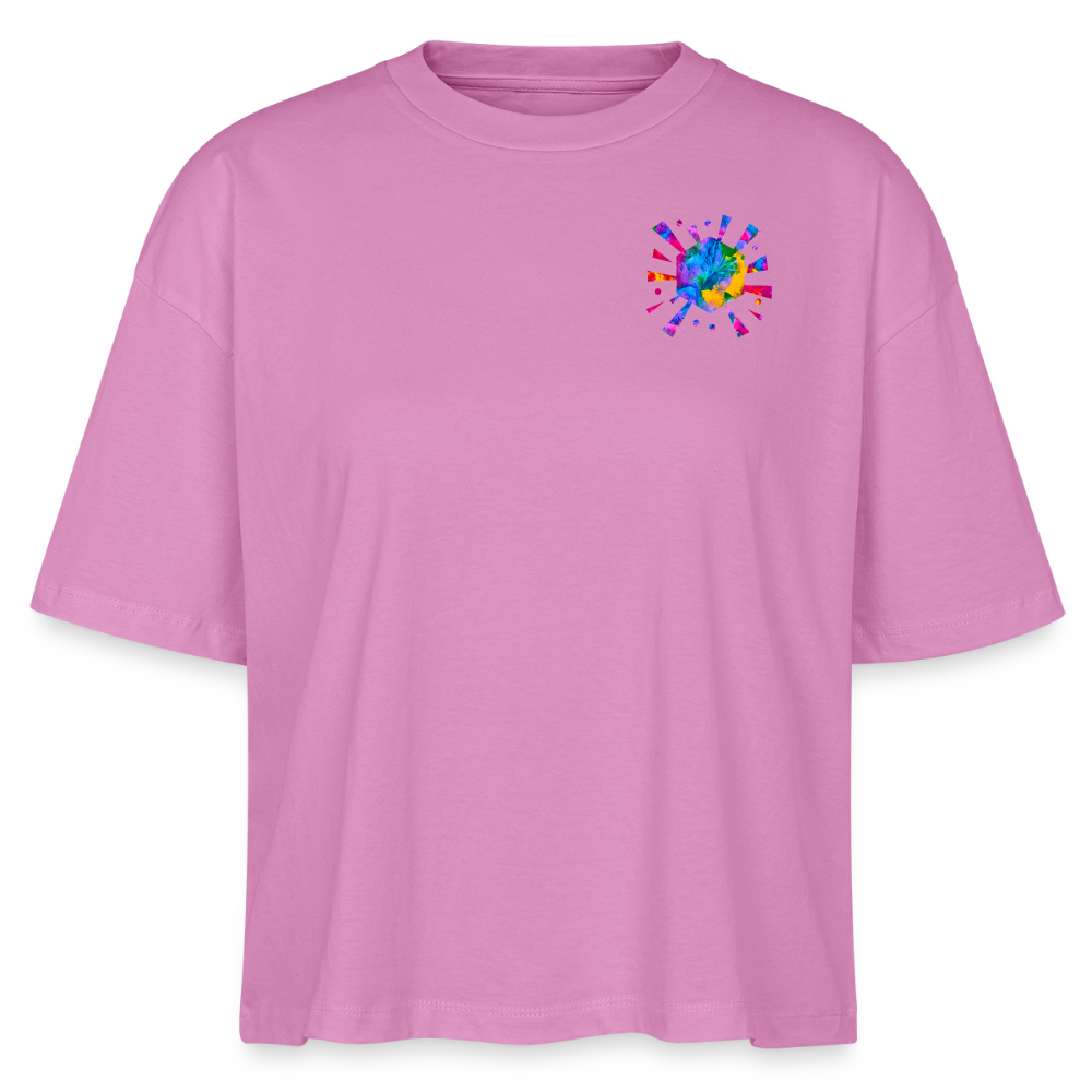 Stanley/Stella Frauen Boxy Bio-T-Shirt  | Design No. 4 - Pink