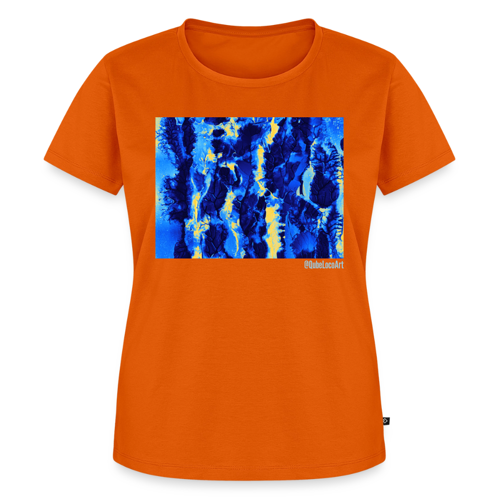 Frauen Premium T-Shirt "Electra" - Orange 
