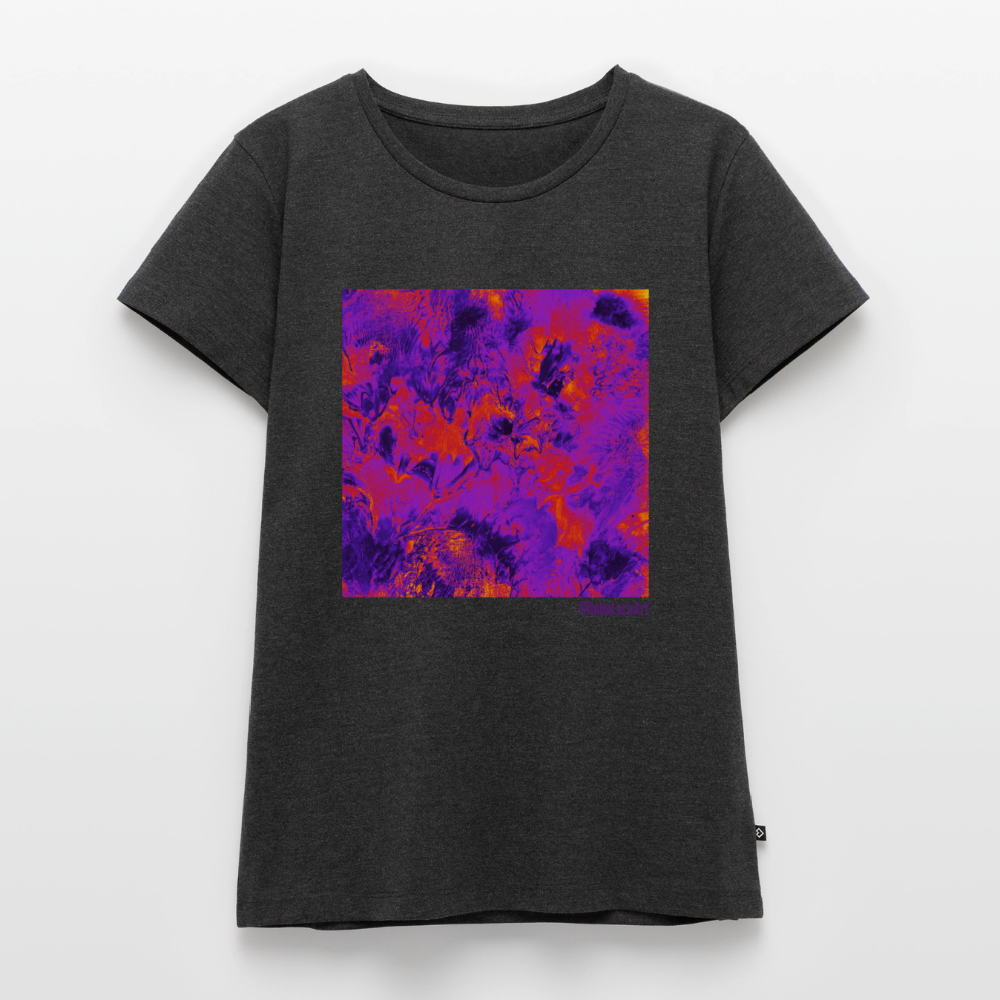 Frauen Premium T-Shirt "Ignis" - Anthrazit meliert