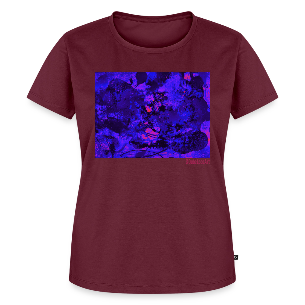 Frauen Premium T-Shirt "Nympha" - Burgunderrot