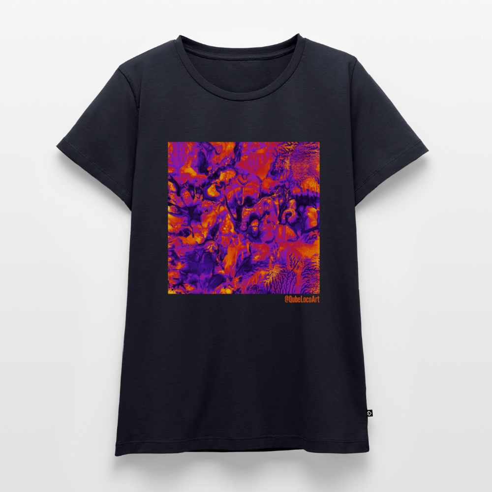 Frauen Premium T-Shirt "Vortex" - Navy