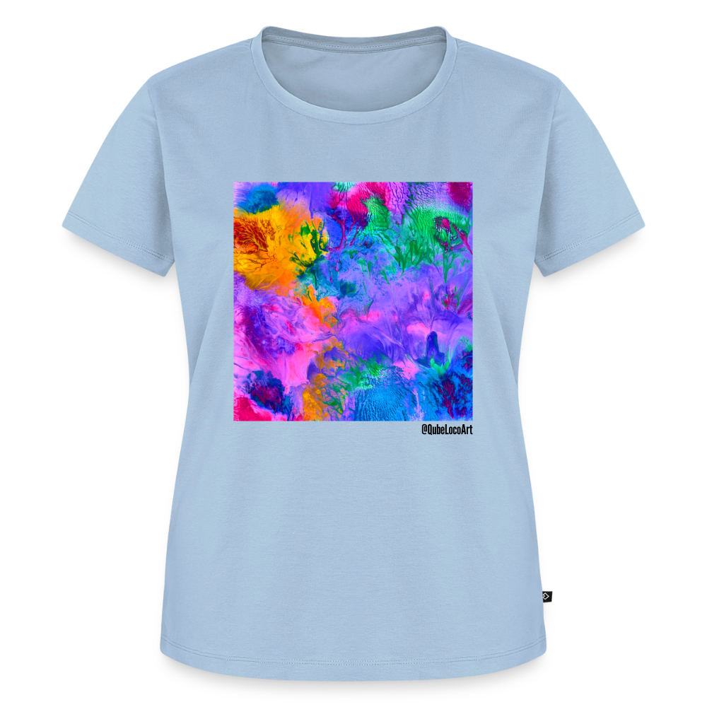 Frauen Premium T-Shirt "Lotus" - Hellblau