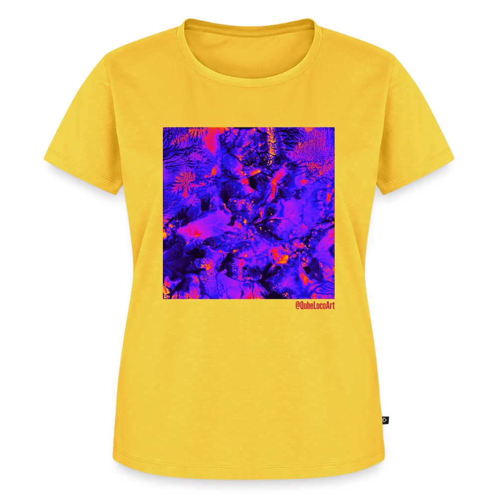 Frauen Premium T-Shirt "Tropica" - Sonnengelb