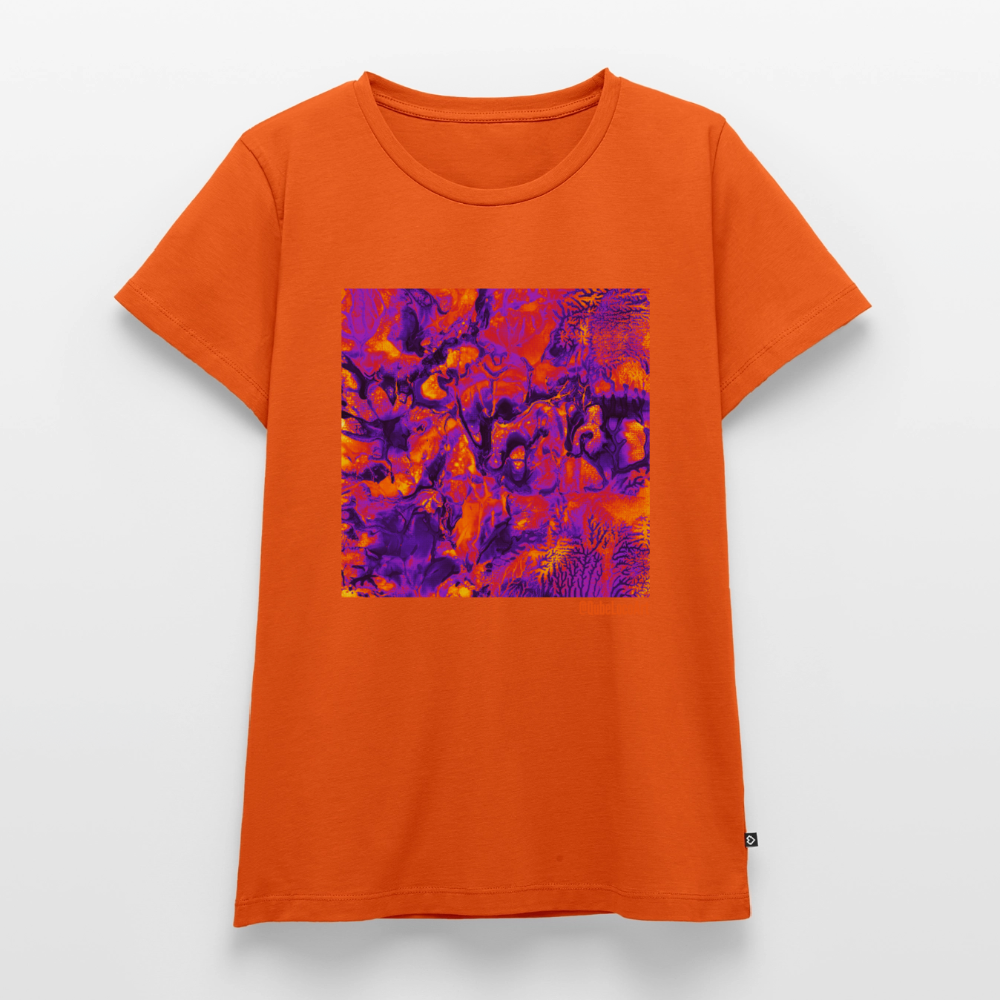 Frauen Premium T-Shirt "Vortex" - Orange 