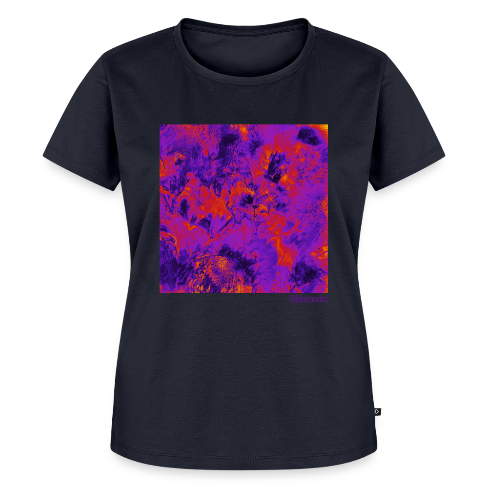 Frauen Premium T-Shirt "Ignis" - Navy