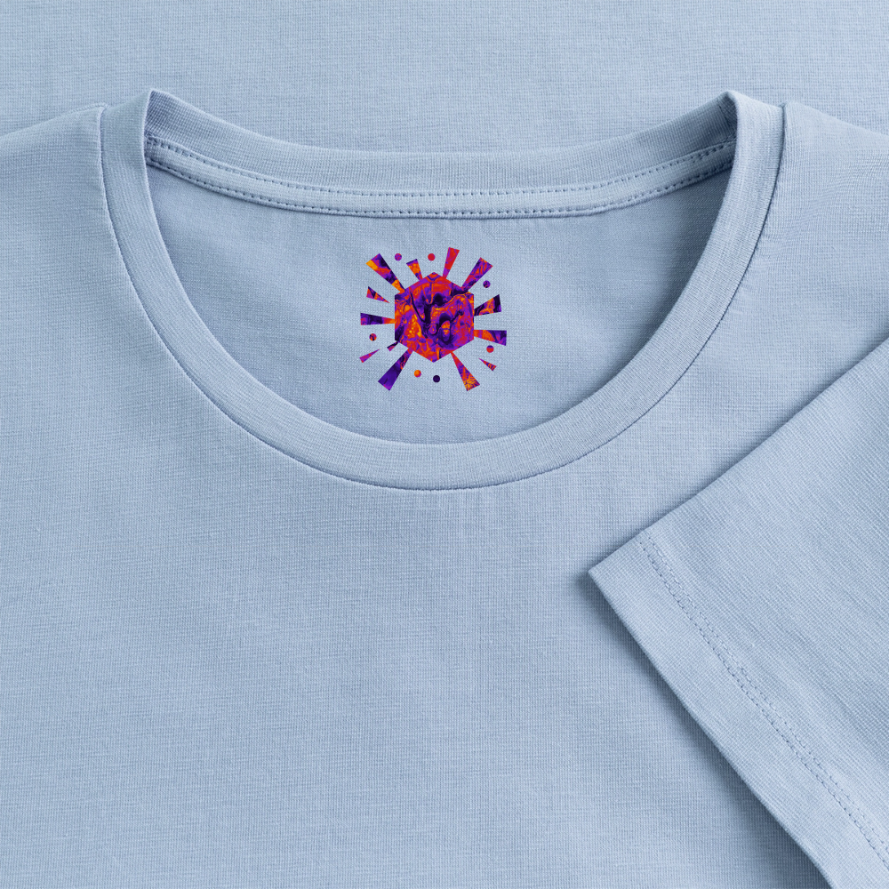 Frauen Premium T-Shirt "Vortex" - Hellblau