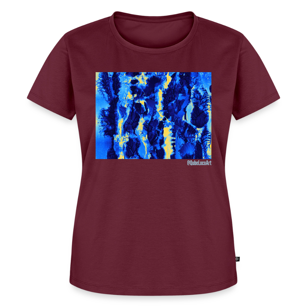 Frauen Premium T-Shirt "Electra" - Burgunderrot