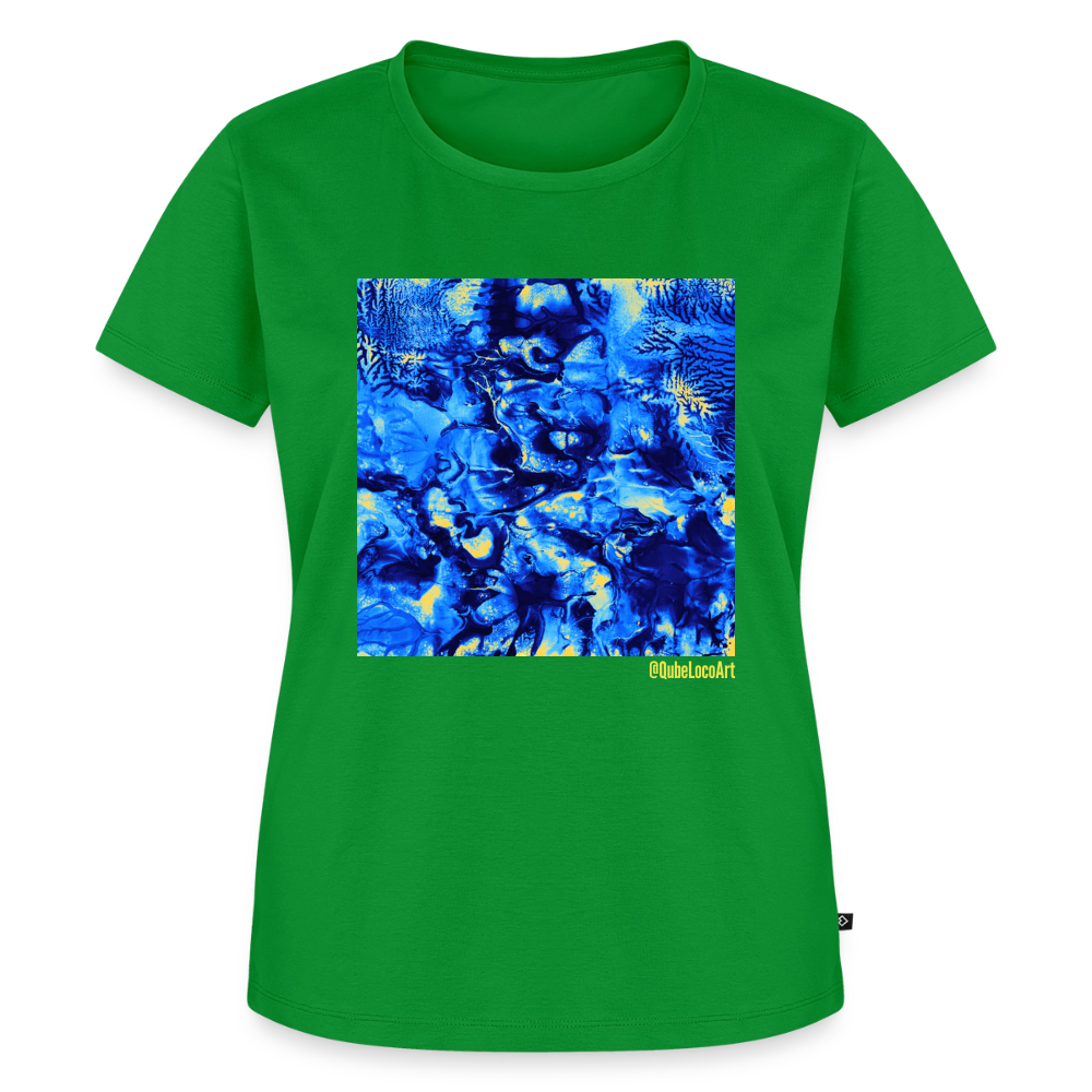 Frauen Premium T-Shirt "Nexus" - Grün