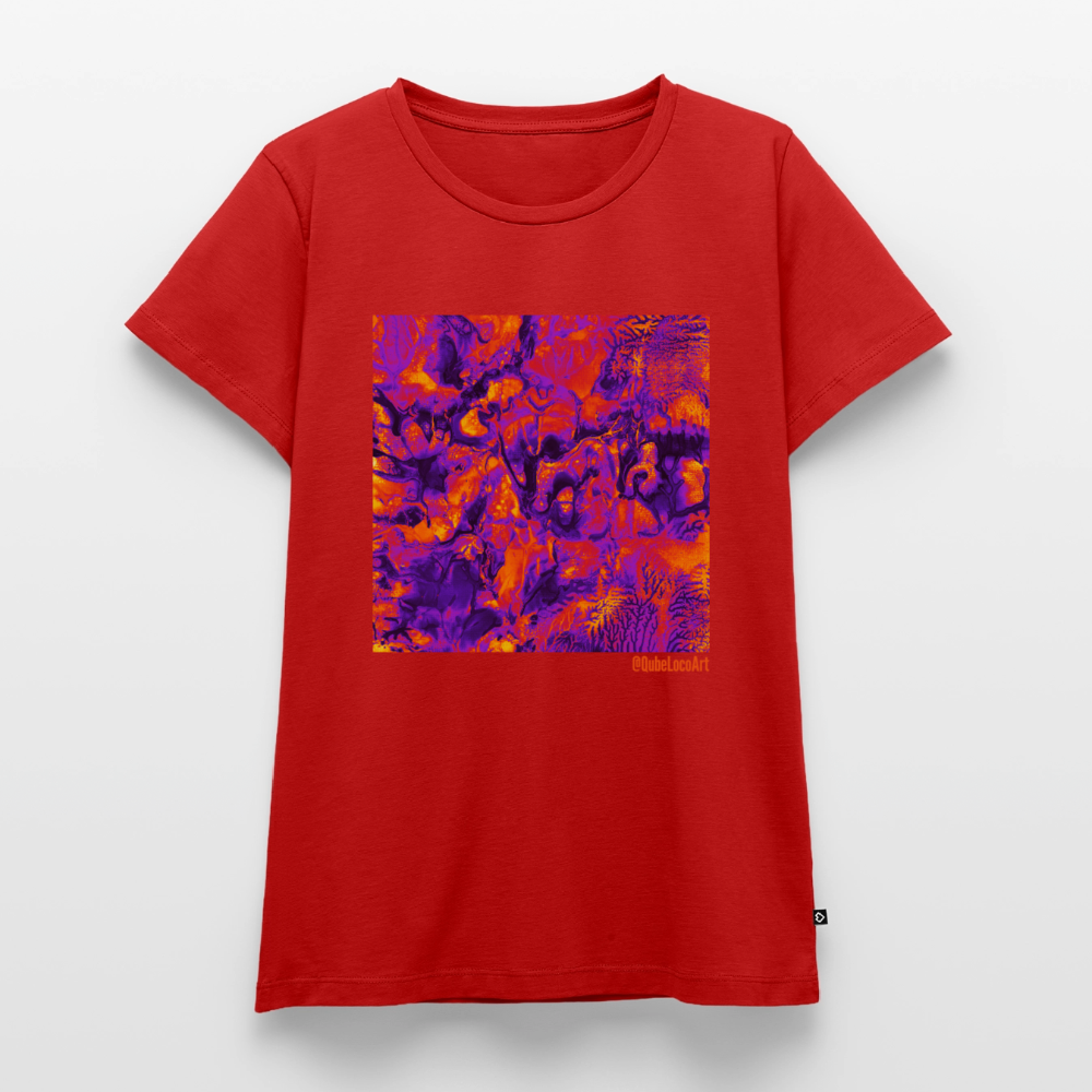 Frauen Premium T-Shirt "Vortex" - Rot