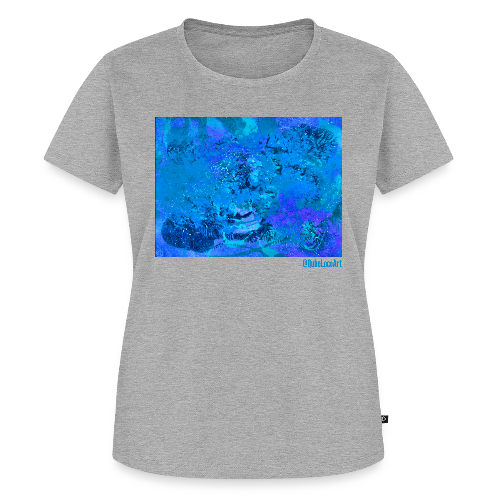 Frauen Premium T-Shirt "Ozeana" - Grau meliert