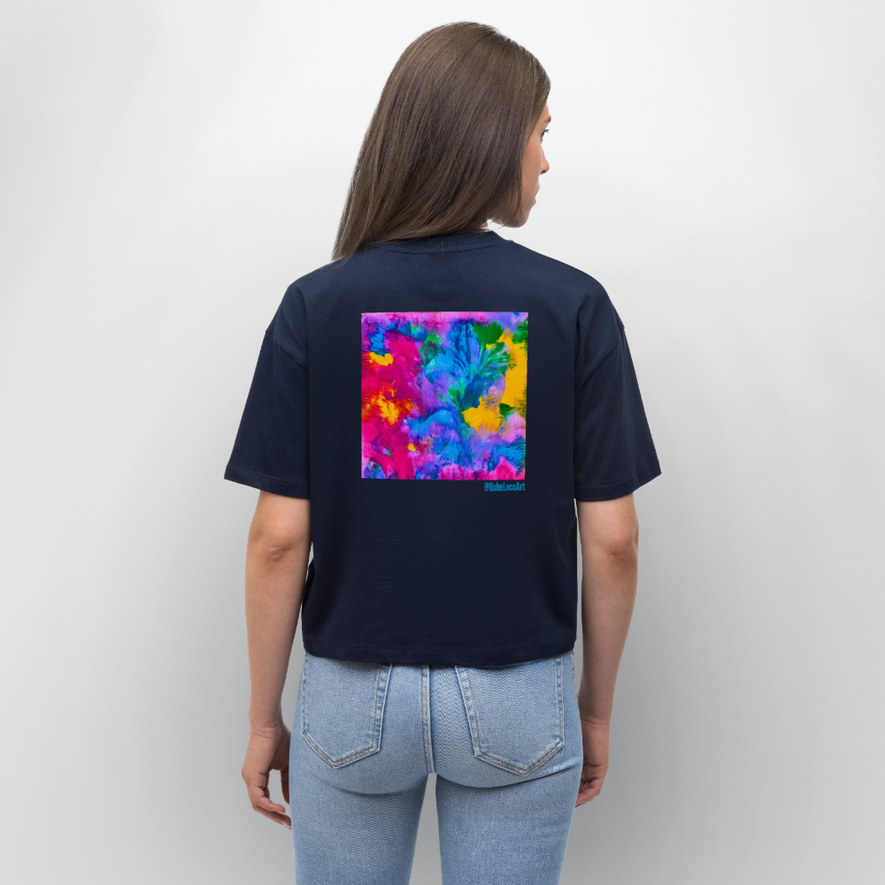 Stanley/Stella Frauen Boxy Bio-T-Shirt  | Design No. 4 - Navy