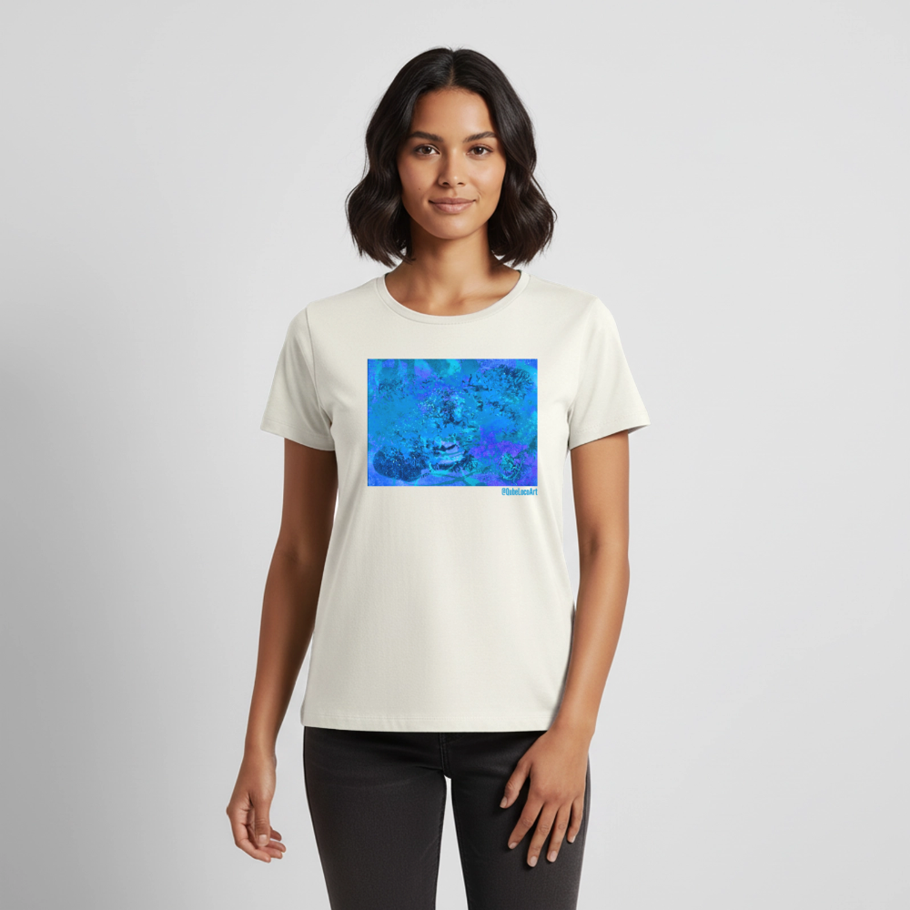 Frauen Premium T-Shirt "Ozeana" - Naturweiß