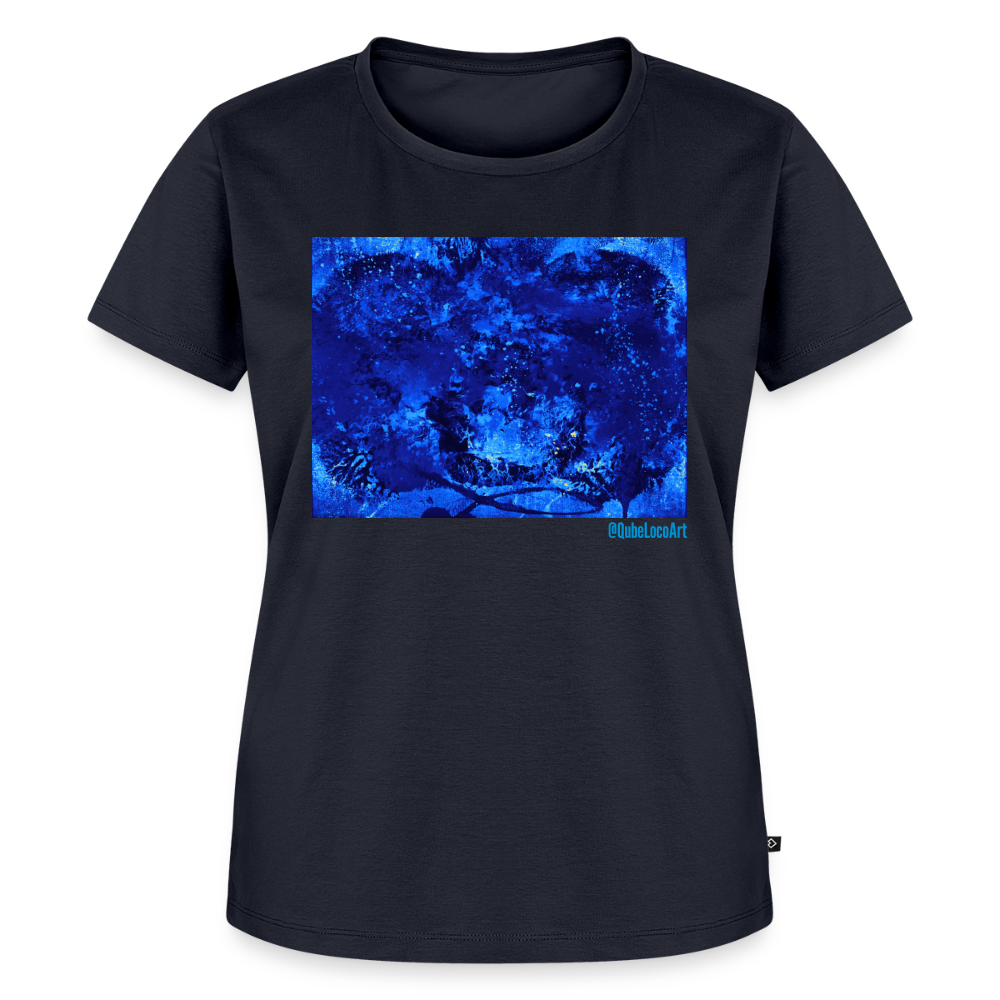 Frauen Premium T-Shirt "Nebula" - Navy