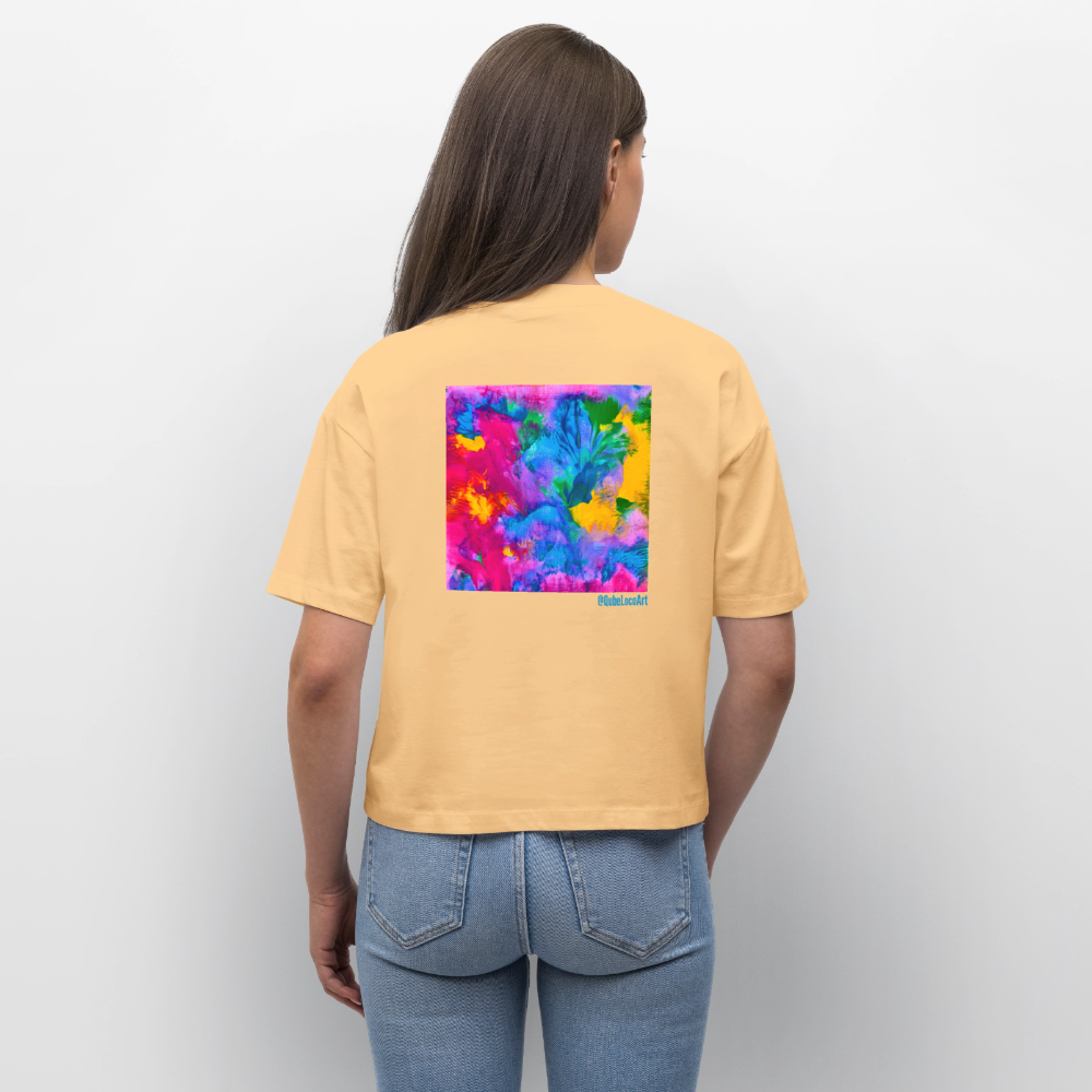 Stanley/Stella Frauen Boxy Bio-T-Shirt  | Design No. 4 - Mispel
