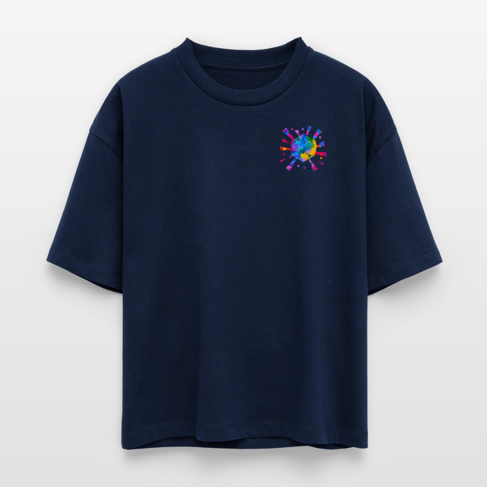 Stanley/Stella Frauen Boxy Bio-T-Shirt  | Design No. 4 - Navy