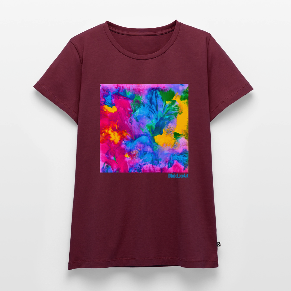 Frauen Premium T-Shirt "Prisma" - Burgunderrot