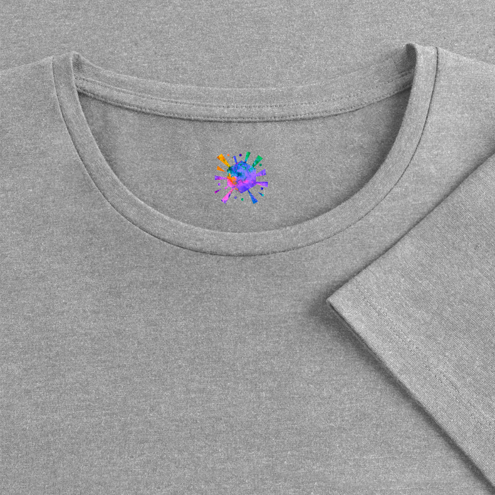 Frauen Premium T-Shirt "Lotus" - Grau meliert