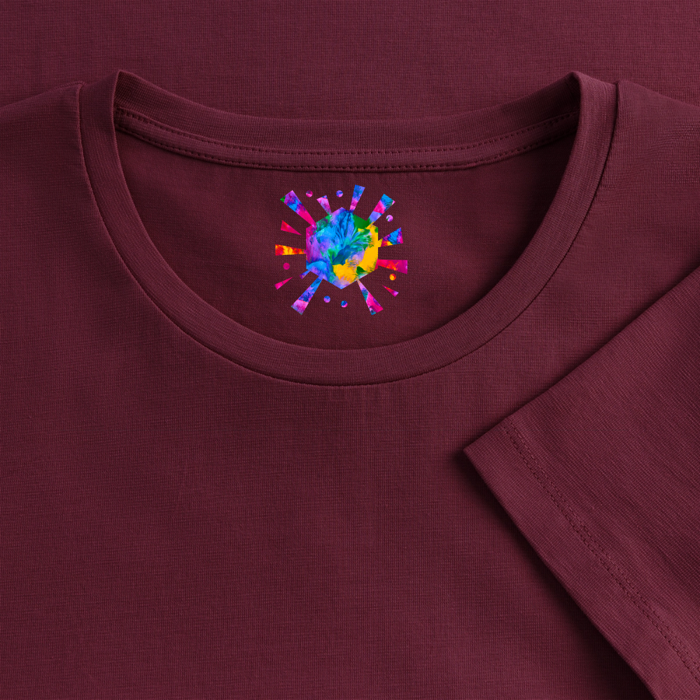 Frauen Premium T-Shirt "Prisma" - Burgunderrot