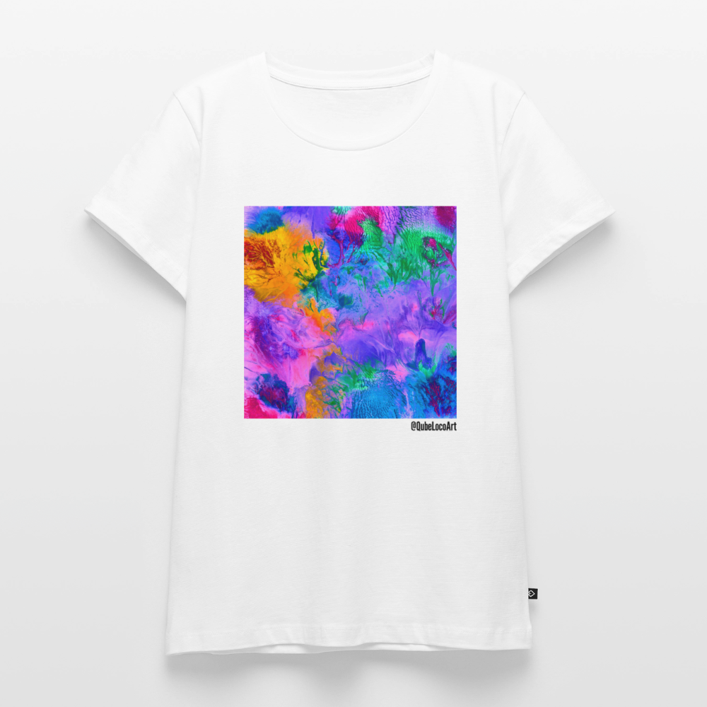 Frauen Premium T-Shirt "Lotus" - Weiß