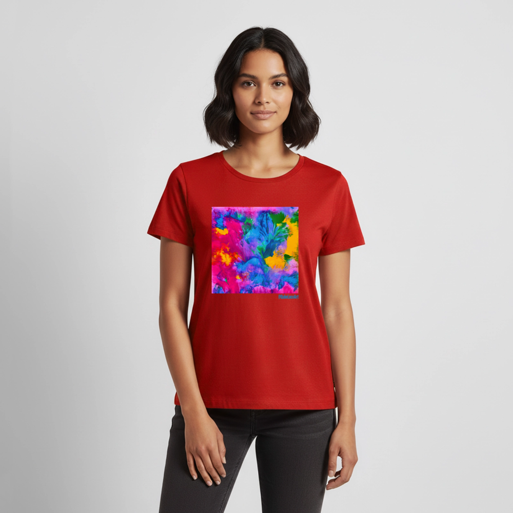 Frauen Premium T-Shirt "Prisma" - Rot