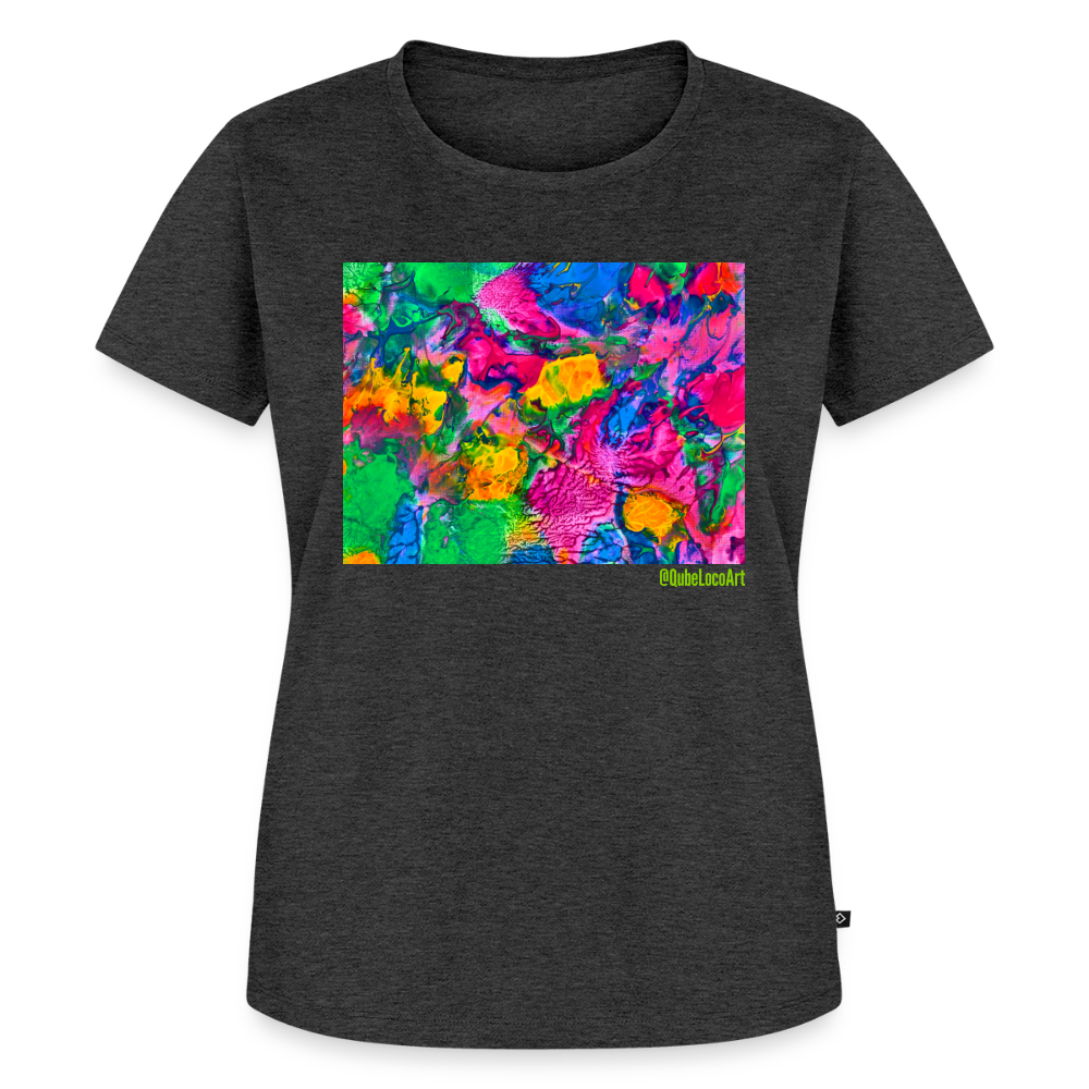 Frauen Premium T-Shirt "Chroma" - Anthrazit meliert