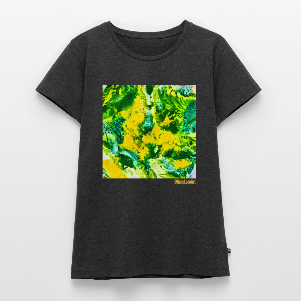 Frauen Premium T-Shirt "Silva" - Anthrazit meliert