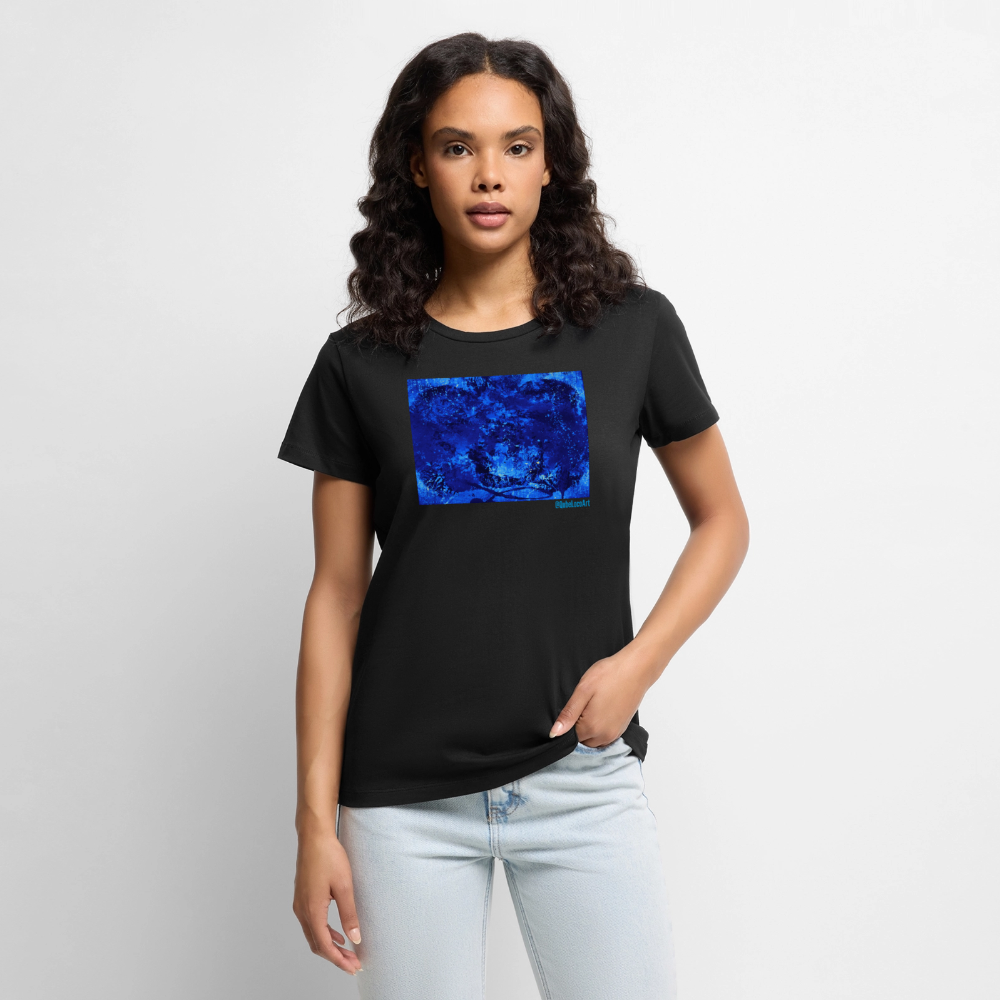 Frauen Premium T-Shirt "Nebula" - Schwarz