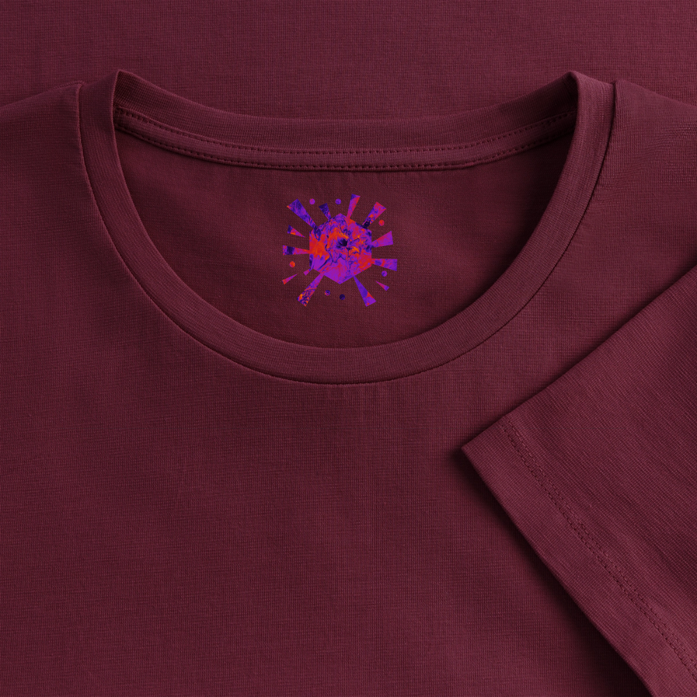 Frauen Premium T-Shirt "Ignis" - Burgunderrot