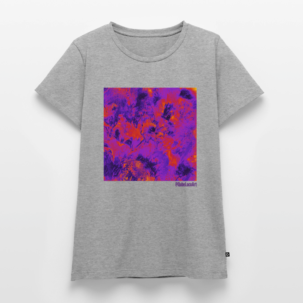 Frauen Premium T-Shirt "Ignis" - Grau meliert