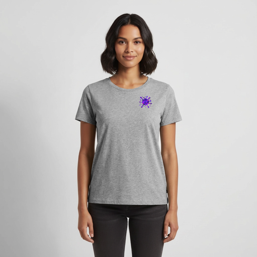 Frauen Premium T-Shirt | Design No. 2 - Grau meliert