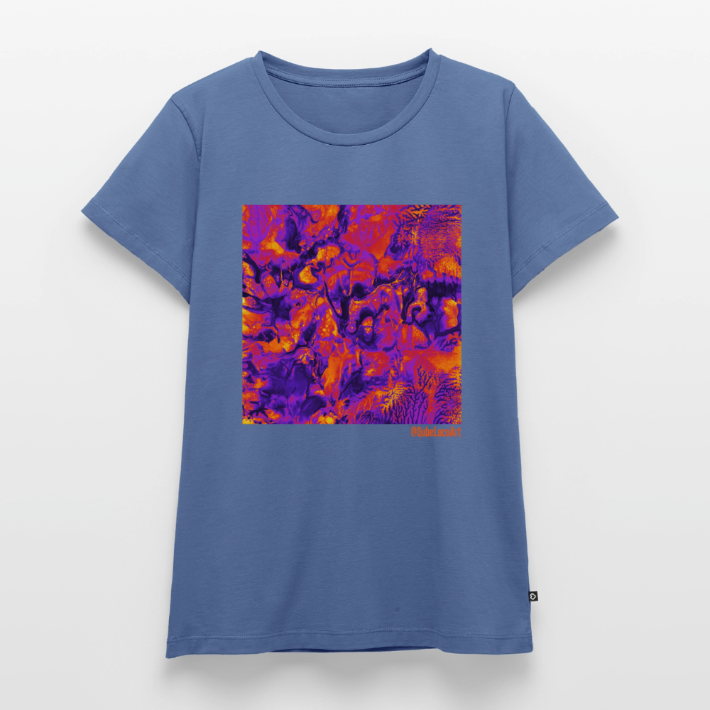 Frauen Premium T-Shirt "Vortex" - Taubenblau