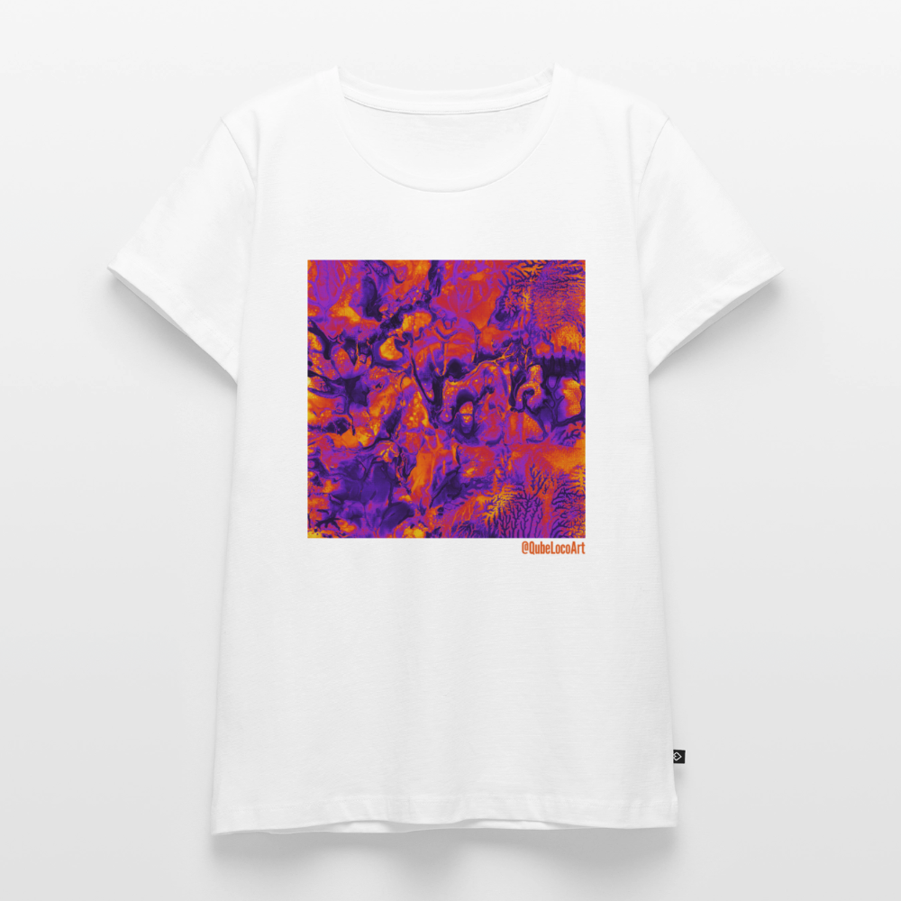 Frauen Premium T-Shirt "Vortex" - Weiß