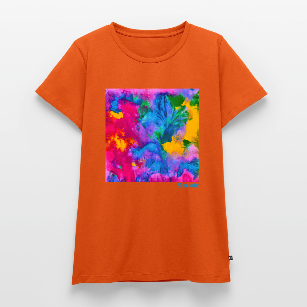 Frauen Premium T-Shirt "Prisma" - Orange 