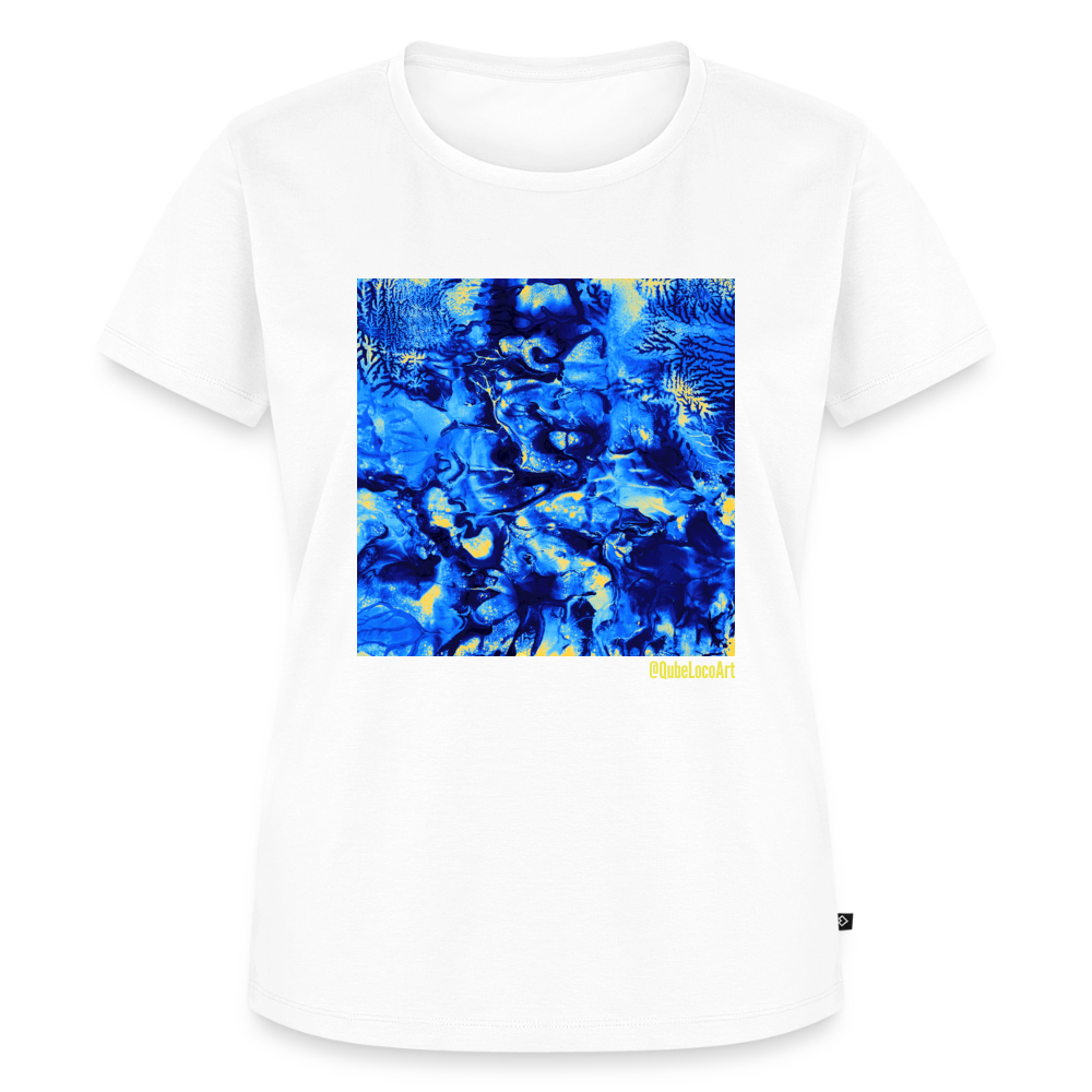 Frauen Premium T-Shirt "Nexus" - Weiß