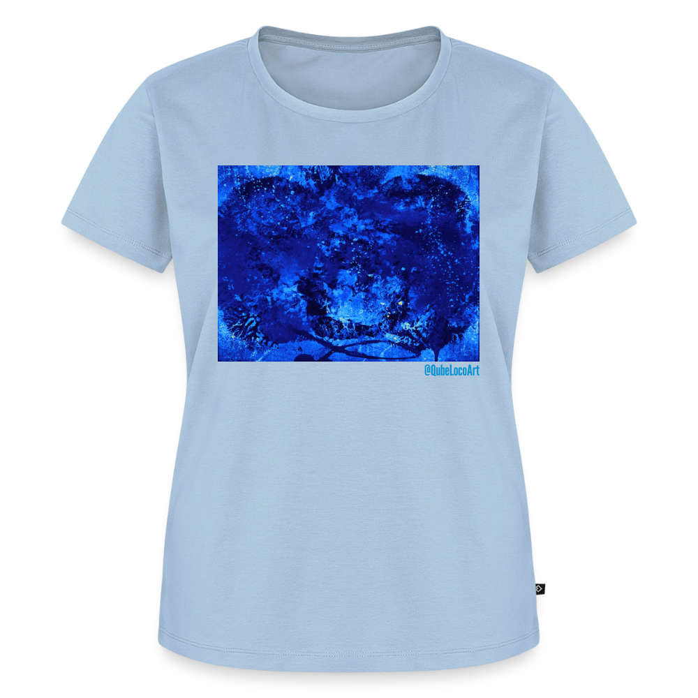 Frauen Premium T-Shirt "Nebula" - Hellblau