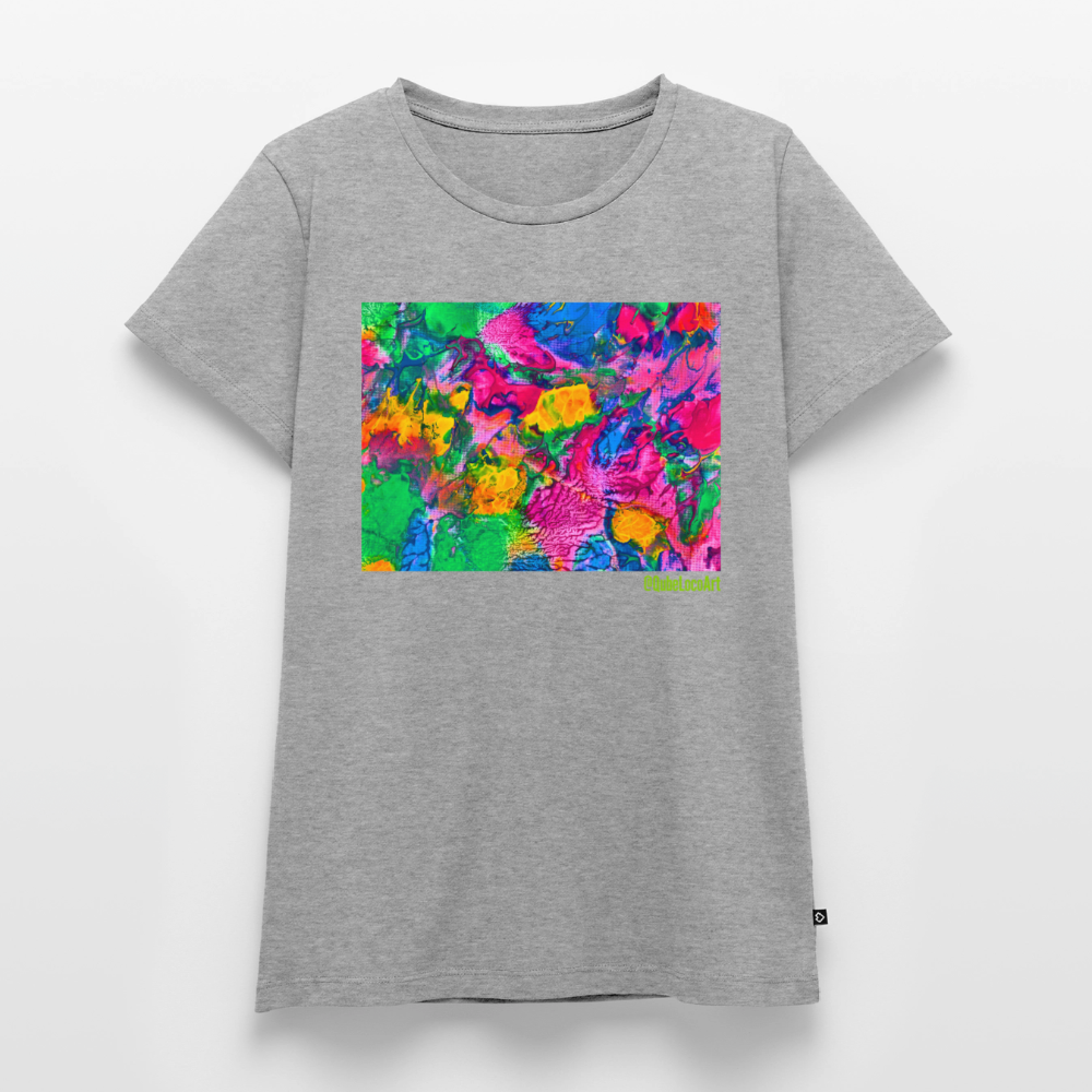 Frauen Premium T-Shirt "Chroma" - Grau meliert