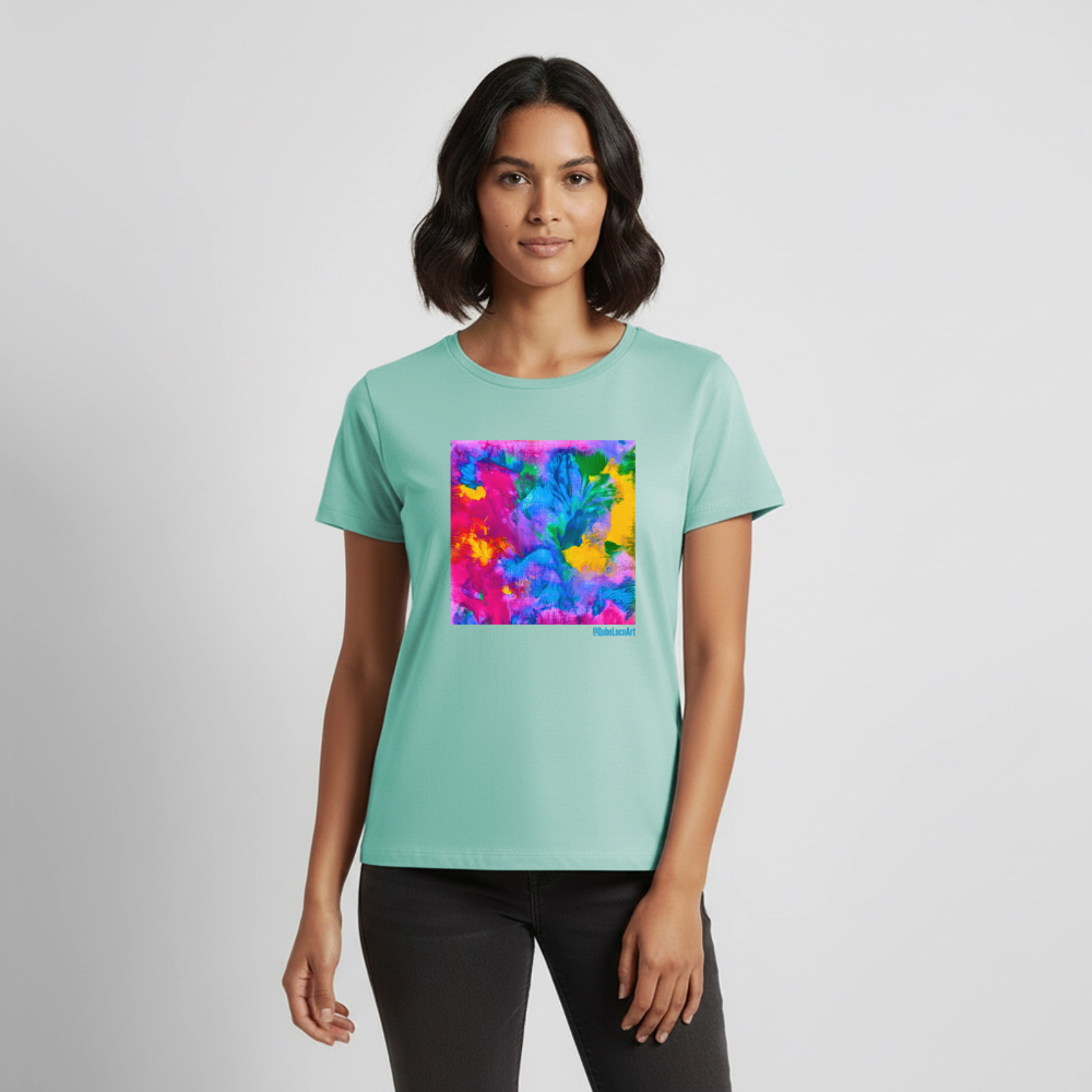 Frauen Premium T-Shirt "Prisma" - Mint 