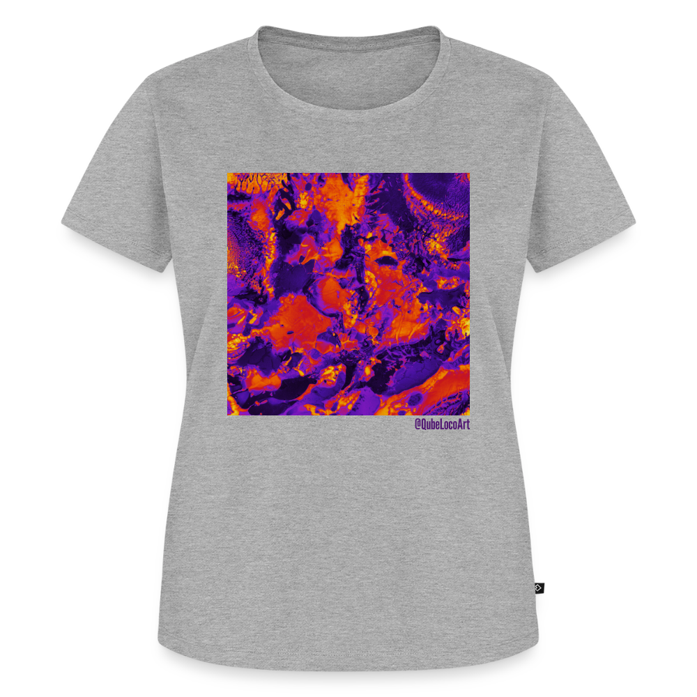 Frauen Premium T-Shirt "Therma" - Grau meliert