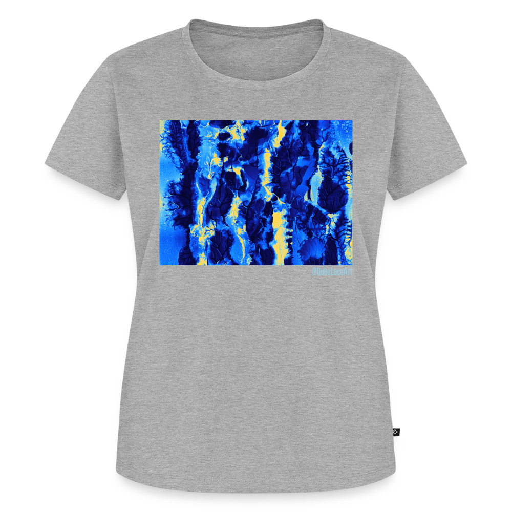 Frauen Premium T-Shirt "Electra" - Grau meliert