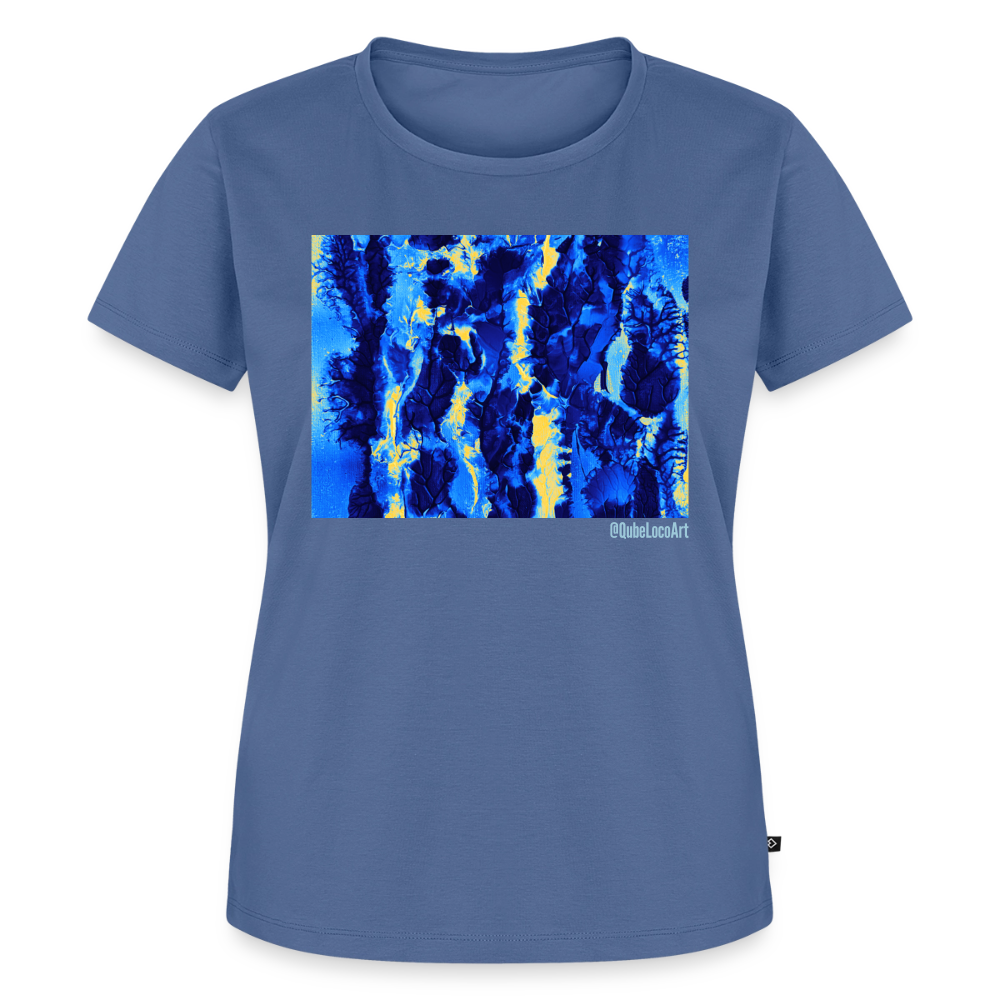 Frauen Premium T-Shirt "Electra" - Taubenblau