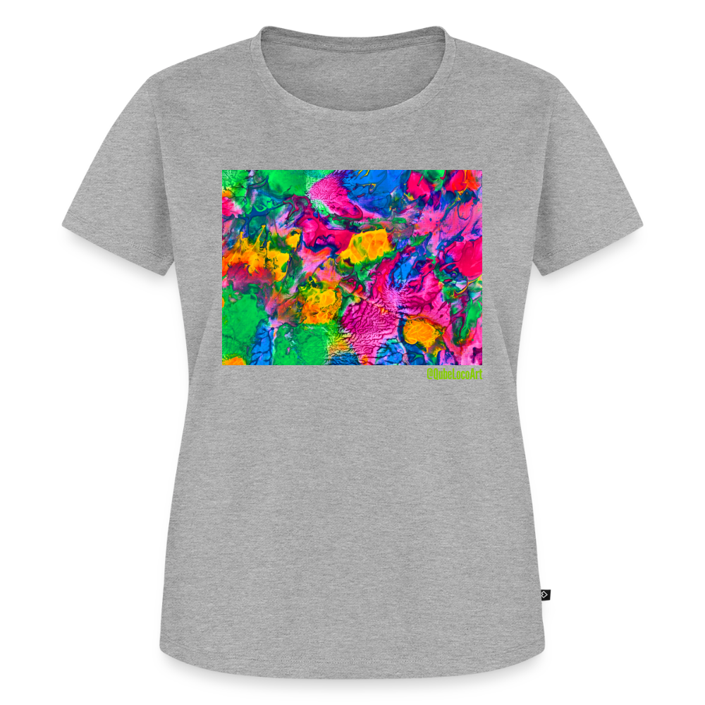 Frauen Premium T-Shirt "Chroma" - Grau meliert