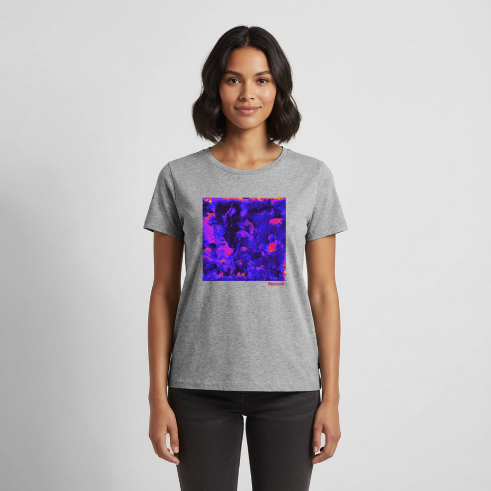 Frauen Premium T-Shirt "Nova" - Grau meliert